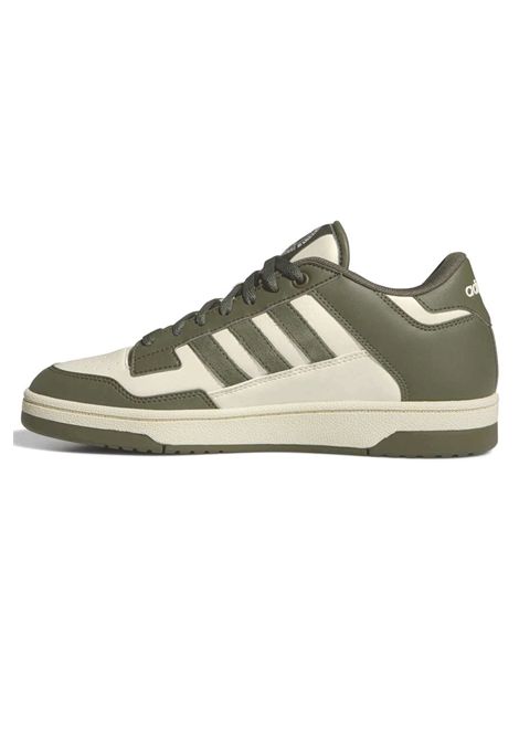 Scarpe Adidas Rapid Court Crema Verde Oliva Uomo ADIDAS CORE | Sneakers | HQ7665-